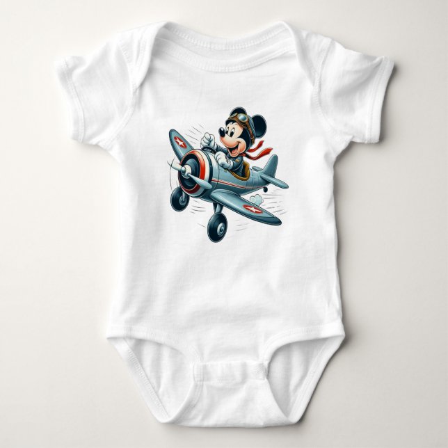 Baby Bodyssuits mickey mouse fun Cartoon Baby Strampler (Vorderseite)