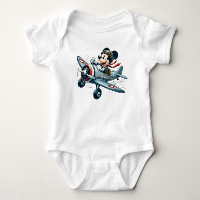 Baby Bodyssuits mickey mouse fun Cartoon Strampler (Vorderseite)