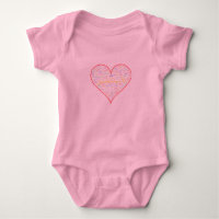 Baby-Bodysuit: 99 Namen von Allah (arabisch)