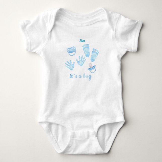 Baby Bodysuit - Begrüßungsbaby Strampler (Vorderseite)