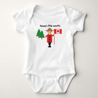 Baby-Bodysuit der Mama kleiner des Mountie-| Baby Strampler