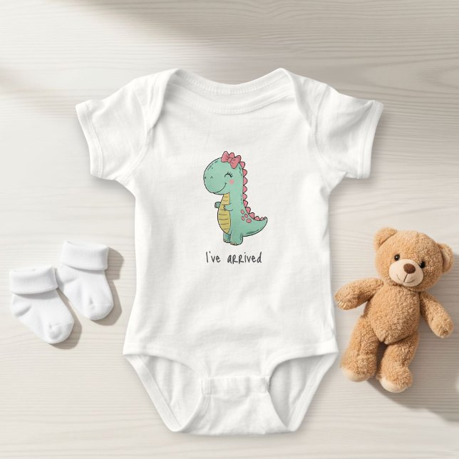 Baby bodysuit dinosaurs baby girl 6 months strampler (Von Creator hochgeladen)