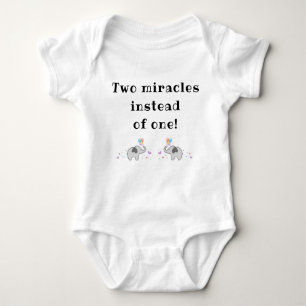 Baby Bodysuit for Twins, Onepiece w niedlich Sloga Baby Strampler