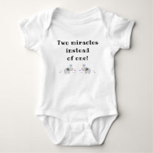 Baby Bodysuit for Twins, Onepiece w niedlich Sloga