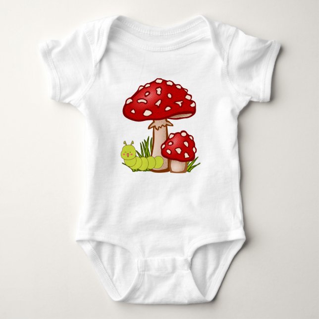 Baby Bodysuit Forest Friends Adventure. Baby Strampler (Vorderseite)
