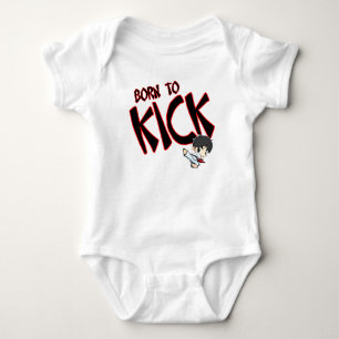 Baby-Bodysuit - geboren zu treten Baby Strampler