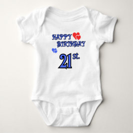 Baby Bodysuit Geburtstag 21 Baby Strampler