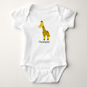 Baby Bodysuit Giraffe Design Strampler