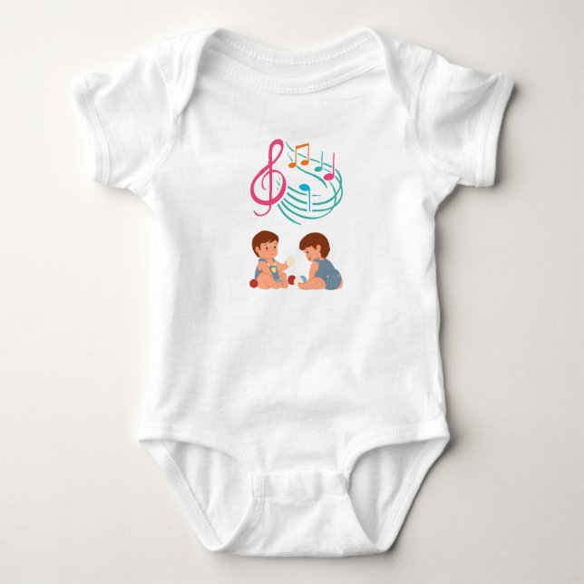 Baby Bodysuit Harmonious Playtime . Strampler (Vorderseite)