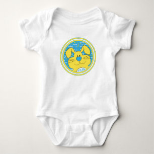 Baby Bodysuit Honey Bunny Blue Yellow Strampler