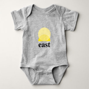 Baby Bodysuit in Hether Gray Baby Strampler