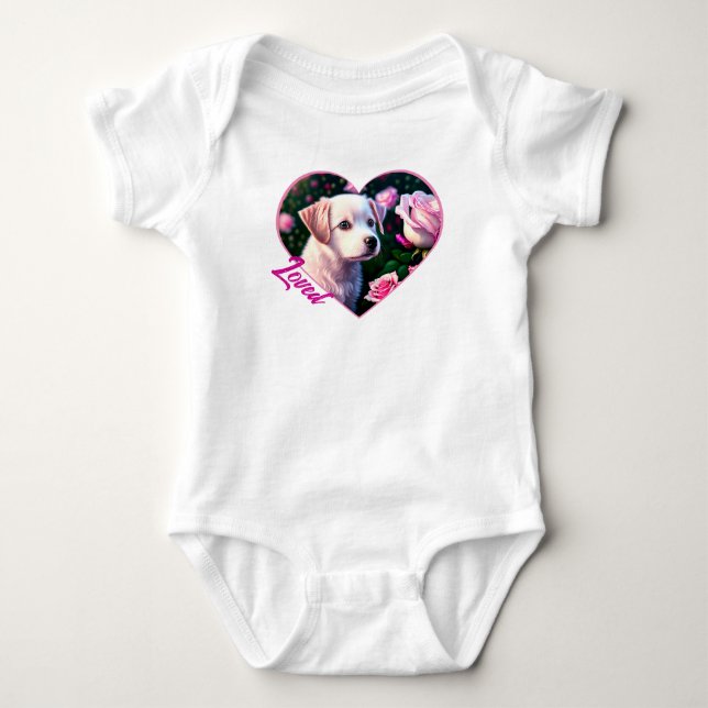 Baby Bodysuit Jogurt Strampler (Vorderseite)