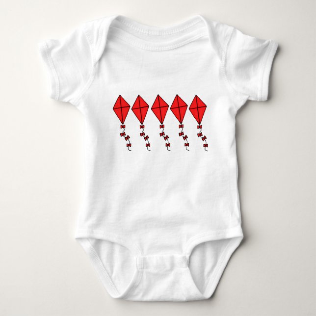 Baby Bodysuit Kites Baby Strampler (Vorderseite)