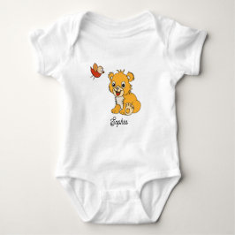 Baby Bodysuit kleiner Löwe und Vogel Baby Strampler