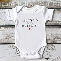 Baby Bodysuit Kleines Meatball Italienisches Baby