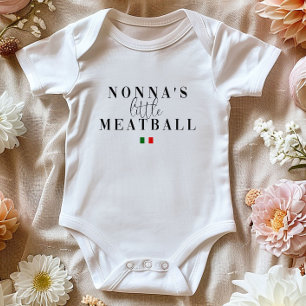 Baby Bodysuit Kleines Meatball Italienisches Baby Baby Strampler