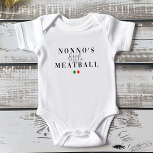 Baby Bodysuit Kleines Meatball Italienisches Baby Strampler
