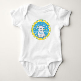 Baby Bodysuit Lambie Pie Blue/Yellow Strampler