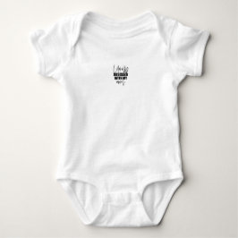 Baby Bodysuit - Literally Obsessed With My Aunt Strampler