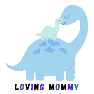 "Baby Bodysuit", Mama Dinosaurier und Baby Strampler