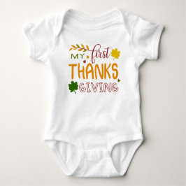 Baby Bodysuit Mein erster Erntedank Baby Strampler