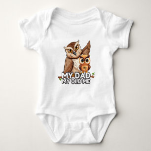 Baby Bodysuit : Mein Vater Mein altes Ich (weiß) Strampler
