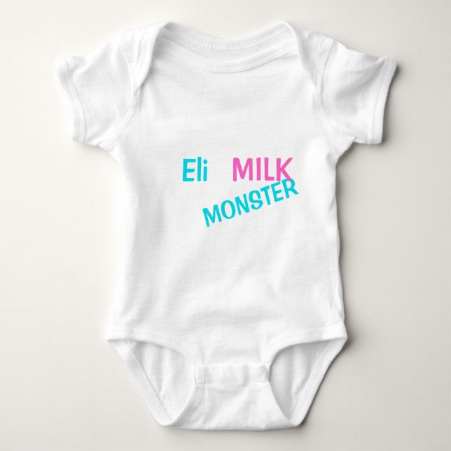 Baby Bodysuit - Milchmonster Baby Strampler (Vorderseite)