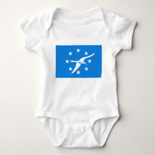 Baby Bodysuit mit Flagge von Corpus Christi, USA Strampler