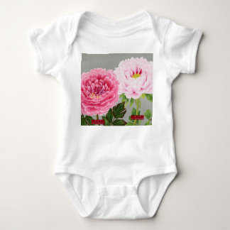 BABY BODYSUIT MIT JAPANISCHER BLUME PRINT DIY NAME BABY STRAMPLER