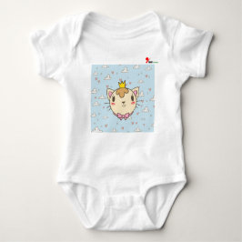 Baby Bodysuit mit Niedlichem Chat Design Baby Strampler