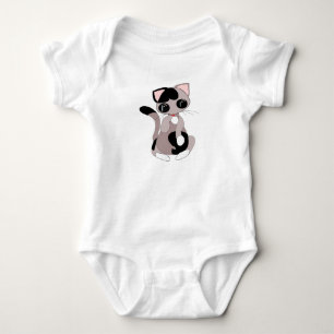 Baby Bodysuit mit Niedlichem Kitten Strampler