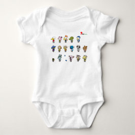 Baby Bodysuit mit Süße Figur Design - Adorabl Strampler