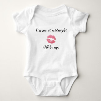 Baby Bodysuit - New Years - Kiss Me at Midnight Baby Strampler