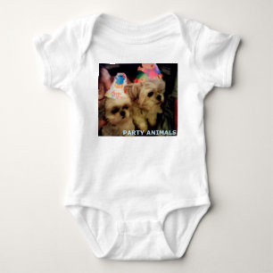 Baby Bodysuit Party Tiere von HAS Strampler