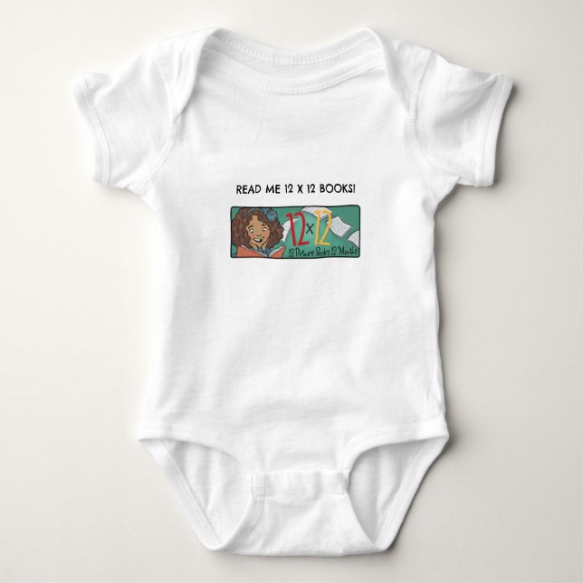 Baby Bodysuit Reader Girl Baby Strampler (Vorderseite)
