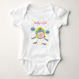 Baby Bodysuit Rootin' Tootin' Cowgirl personalize Strampler
