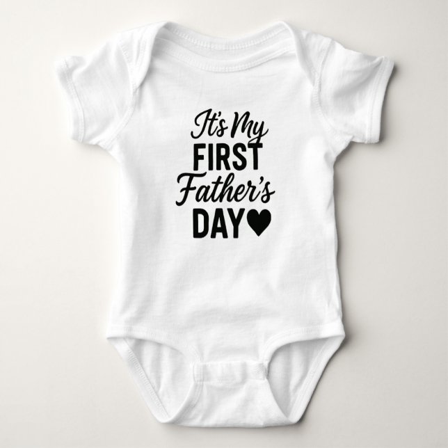 Baby Bodysuit - Säugling Jumpsuit for New Dads Baby Strampler (Vorderseite)