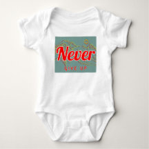 Baby Bodysuit - Unisex - Nie aufgeben