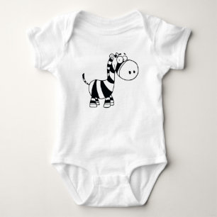 Baby Bodysuit/Vest - Zebra Strampler