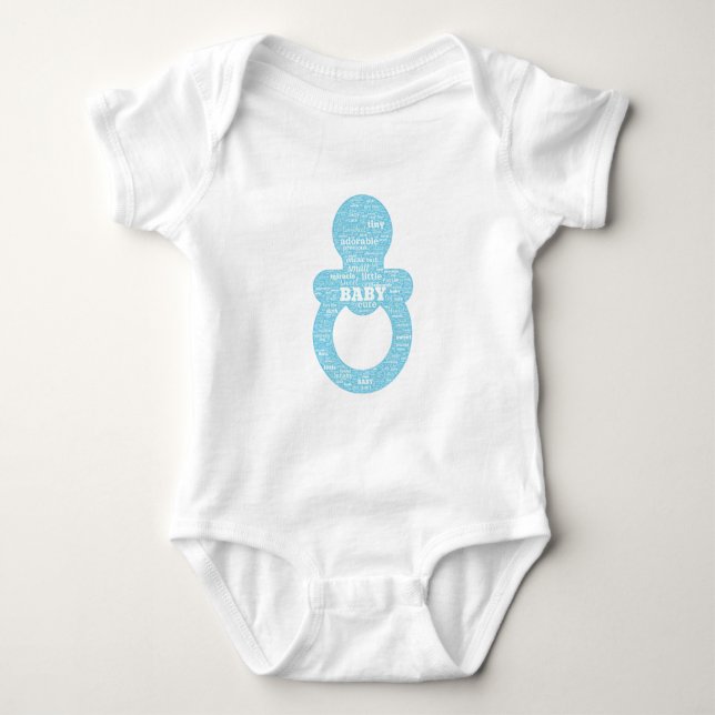 Baby Bodysuit - Word Cloud Strampler (Vorderseite)