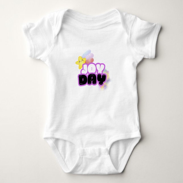 Baby Bodysuits Unisex Joy Day Colorfull (Vorderseite)