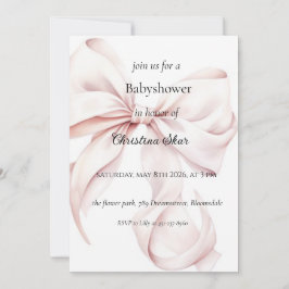 Baby-Bogen-Einladung zur Babyparty Einladung