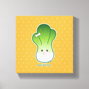 Baby Bok Choy Leinwanddruck