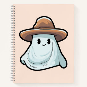 Baby Boo Cowboy-Geist Halloween-Kollektion Notizbuch