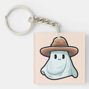 Baby Boo Cowboy-Geist Halloween-Kollektion Schlüsselanhänger