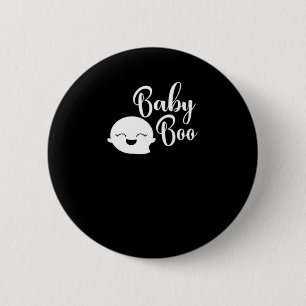 Baby Boo Halloween Button