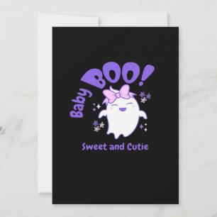 Baby Boo! Halloween-Design für Kleinkinder Feiertagskarte
