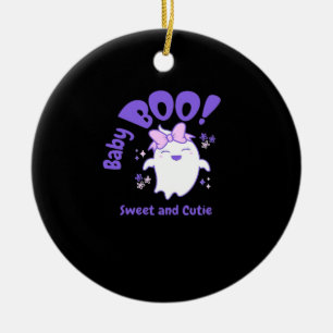 Baby Boo! Halloween-Design für Kleinkinder Keramik Ornament