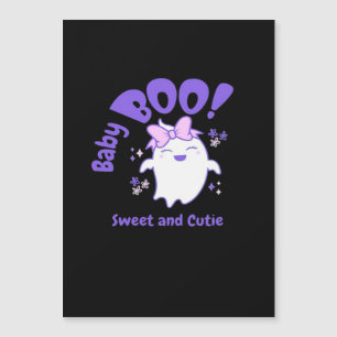 Baby Boo! Halloween-Design für Kleinkinder Magnetkarte