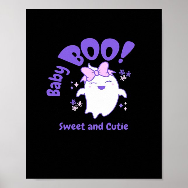 Baby Boo! Halloween-Design für Kleinkinder Poster (Vorne)
